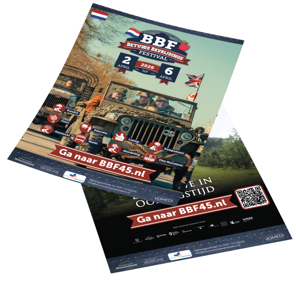 Folders van het Betuws Bevrijdingsfestival