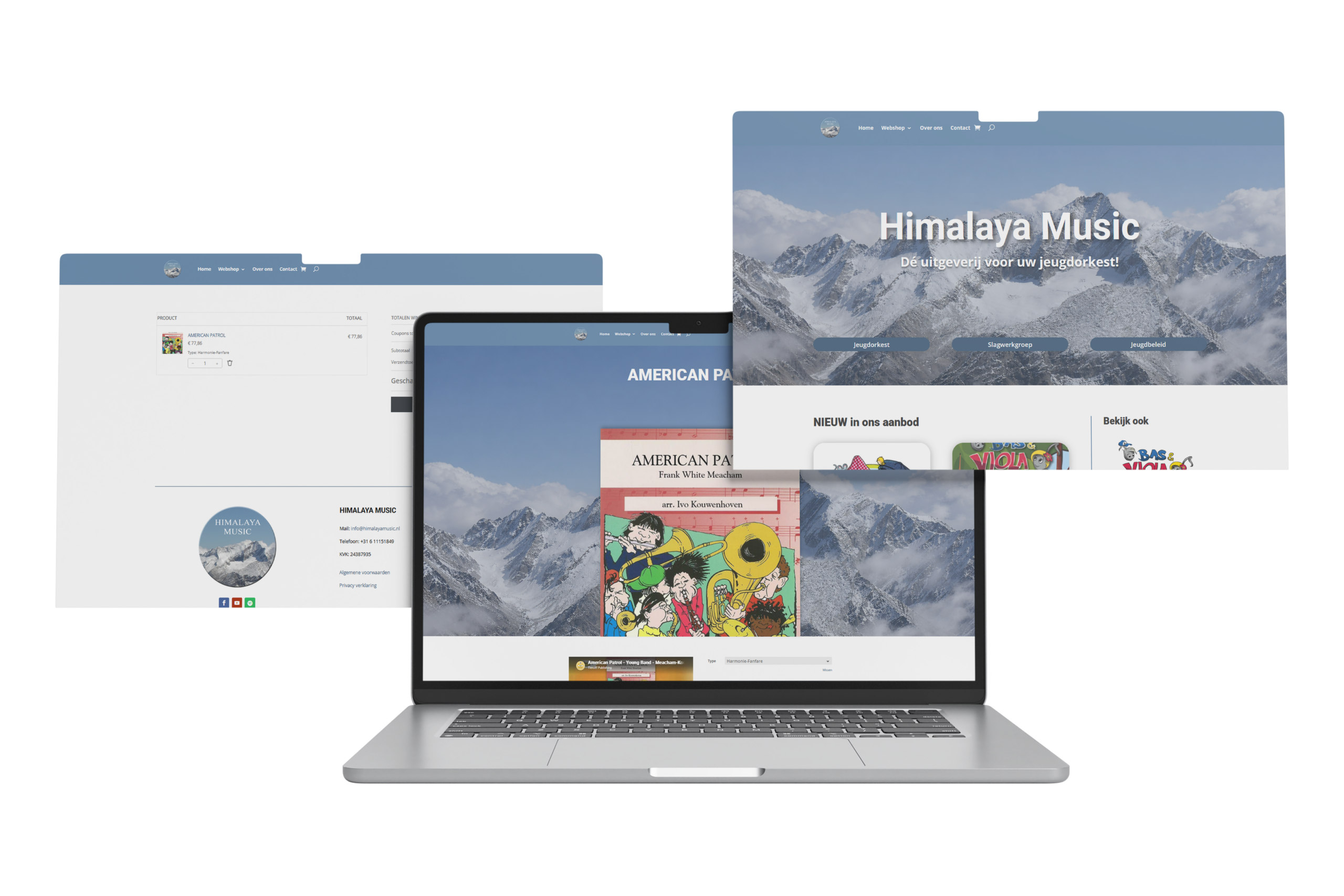 Webshop van Himalaya Music op himalayamusic.nl